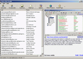 Subscribe Emails screenshot