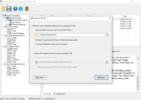 Expert Thunderbird To Outlook Converter screenshot
