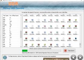 Memory Card Restore Application screenshot