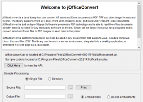 jOfficeConvert screenshot