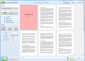 GreenCloud Printer - Green PDF Creator screenshot