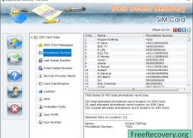 Free Sim Card Data Recovery screenshot