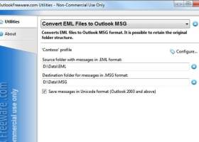 Convert EML to MSG screenshot