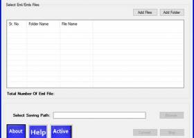 EML to MSG File Converter software screenshot