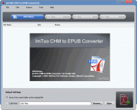 ImTOO CHM to EPUB Converter screenshot