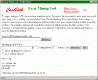 Fuzzy Mining Tool screenshot