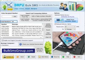 Bulk SMS Software for Android Mobile screenshot