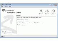 Recovery for Project screenshot