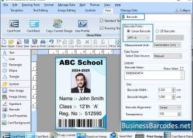 Student ID Card Generating Application screenshot