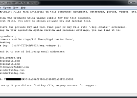 Avast Decryption Tool for SzfLocker Ransomware screenshot