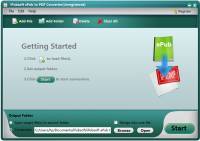 iPubsoft ePub to PDF Converter screenshot