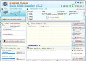 Bulk SMS Sender 4 Phones screenshot