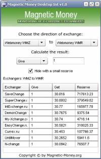 Magnetic Money Desktop Int screenshot