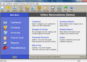 Cashbook Complete screenshot