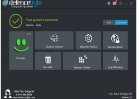 Defencebyte PC Optimiser screenshot