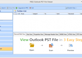 Read PST File without Outlook screenshot