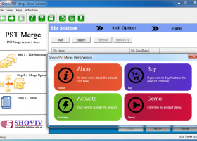 Shoviv PST Merge screenshot