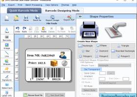 Barcode Label Design Software screenshot