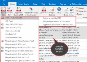 Email to PDF for Outlook screenshot