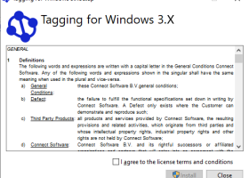 Tagging for Windows screenshot