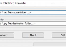 TEC to JPG Batch Converter screenshot