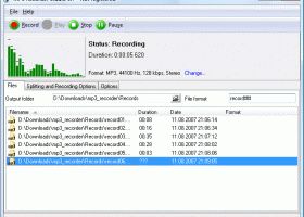 MP3 Recorder Studio screenshot