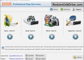 USB Drive Data Restore Software screenshot