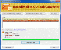 Convert IncrediMail IMM to PST screenshot