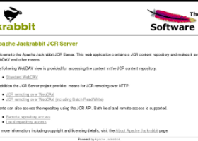 Apache Jackrabbit screenshot