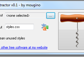 CSS-extractor screenshot
