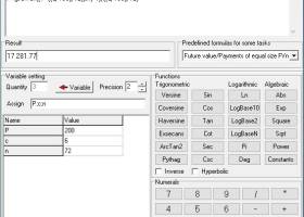 Innovative calculator - InnoCalculator screenshot