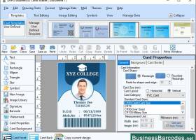 Software for Identity Badge Creation screenshot