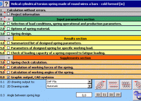 MITCalc Torsion Springs screenshot