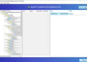 Sysinfo Thunderbird Email Backup Tool screenshot