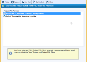 TrustVare MBOX to EMLX Converter screenshot