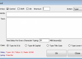 Smart Auto Typer Talker and Paste screenshot