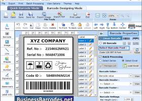 Barcode Generator Code 128 Software screenshot