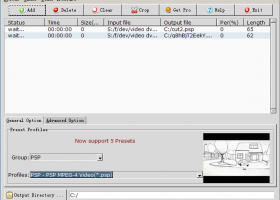 PSP Video Converter screenshot