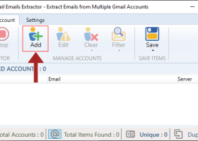 Advanced Gmail Email Extractor screenshot