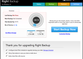 Right Backup For Windows screenshot