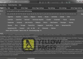 Web Contact Scraper screenshot
