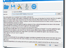 VOVSOFT - Speech to Text Converter screenshot