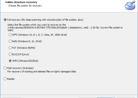 VMFS Recover screenshot