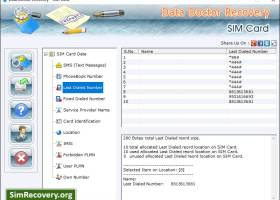 SIM Recovery Software screenshot