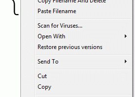 CopyFilenames screenshot