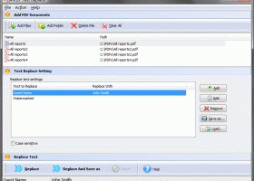 A-PDF Text Replace screenshot