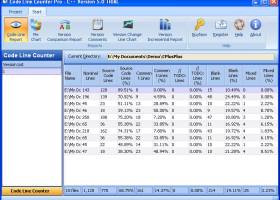 Code Line Counter Pro - C++ Version screenshot