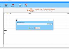 Regain OST to Office 365 Migration screenshot