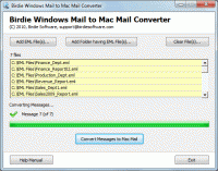 Windows Vista Mail to Mac Mail screenshot