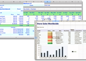 MindFusion.Spreadsheet for WinForms screenshot